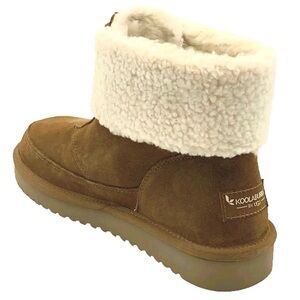 Koolaburra UGG Women's Short Winter Boots with Lytta Mini Tan Size U.S. 8 EU 39